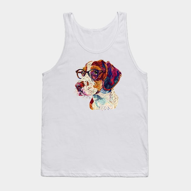 Unleash the Genius Within: Brittany Brainiac Tank Top by Carnets de Turig